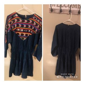 Beautiful denim retro dress!
